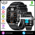 LIGE Smart Watch – 2.01" Display, Flashlight, 40-Day Standby, Bluetooth Calling, IP68