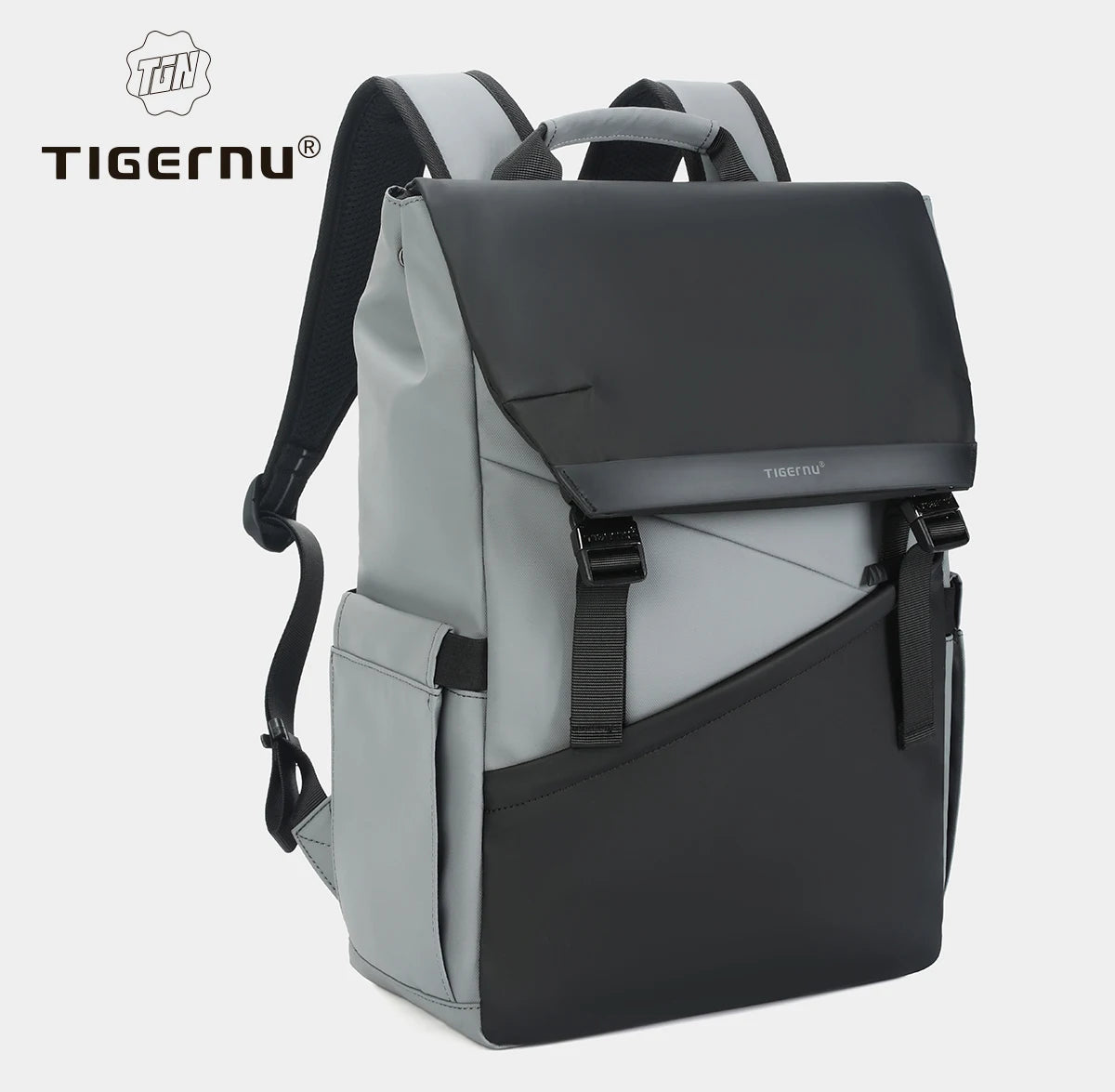 Tigernu TPU Fashion Backpack – Slim 16L, Anti-Theft, Waterproof, 15.6" Laptop