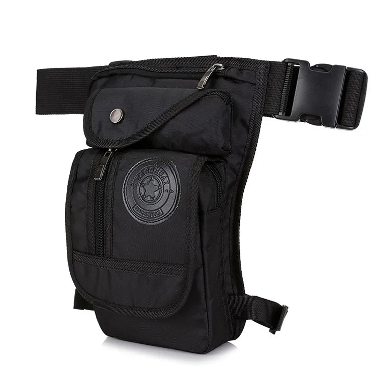 Men's Drop Leg Bag – Tactical Fanny Pack & Motorcycle Rider Waist Pack