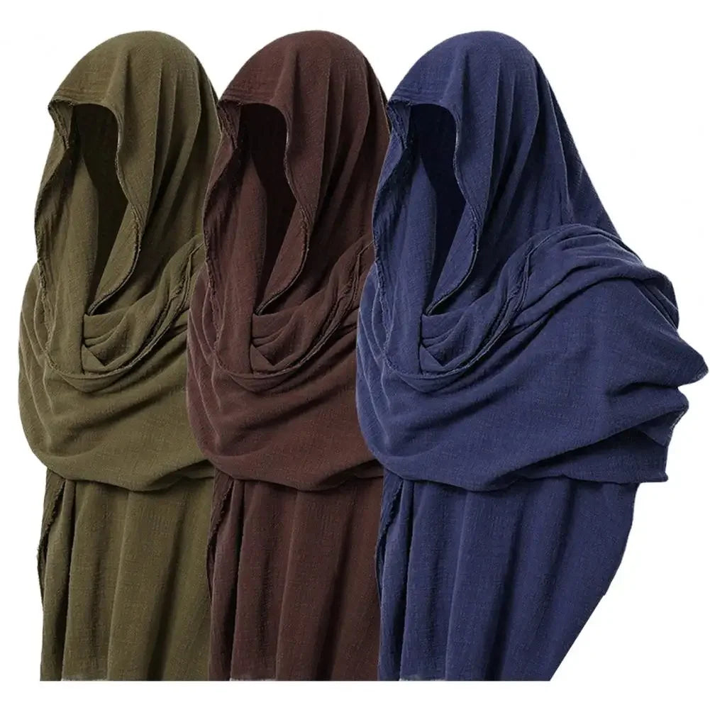 Men's Vintage Hood Cloak Scarf | Oversized Wrap & Cape
