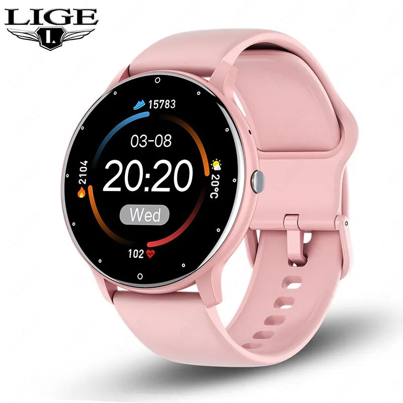 LIGE 0223 Round Smartwatch | Bluetooth Calling, Heart Rate & Fitness Tracker