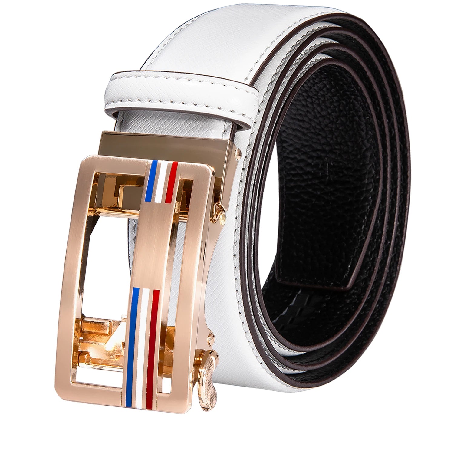 Men's Genuine Leather Ratchet Belt – Multi-Colour Collection