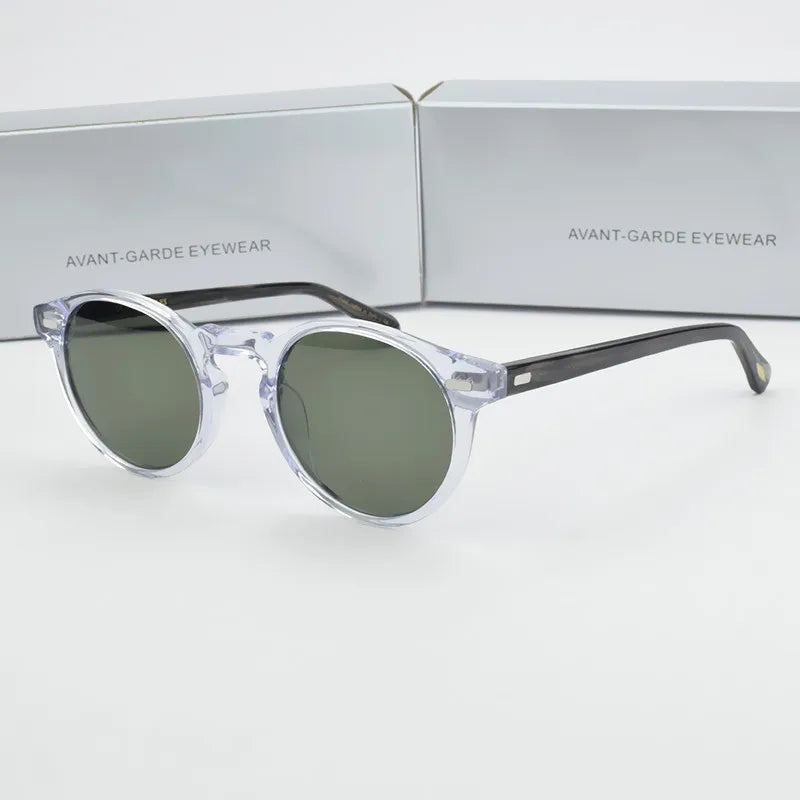 TAG Hezekiah 5186 Polarized Photochromic Round Sunglasses