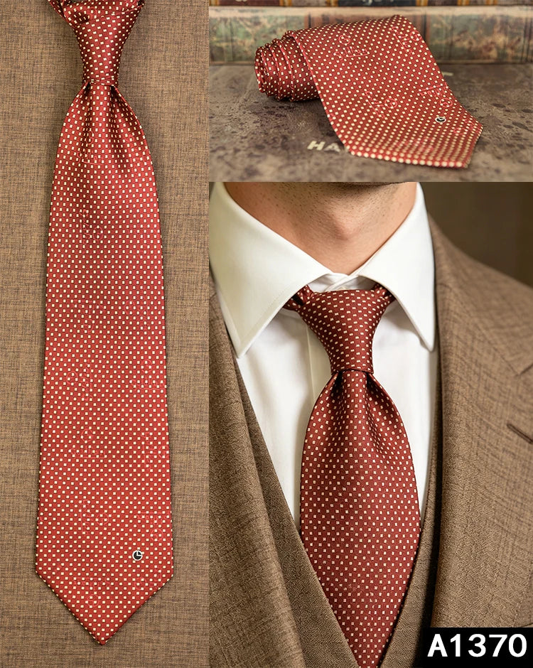 100% Silk Men's Printed Necktie – Vintage & Novelty Collection