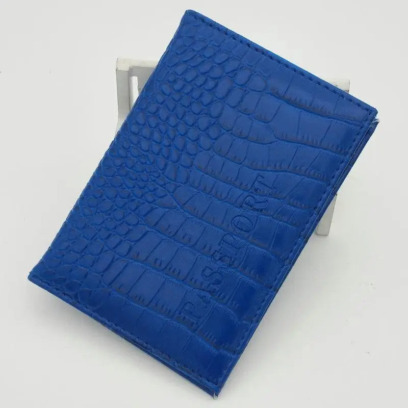 Functional Waterproof Passport Wallet in PU Leather with Extra Credit Card Slots