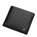 BISON DENIM Genuine Leather Bifold Wallet