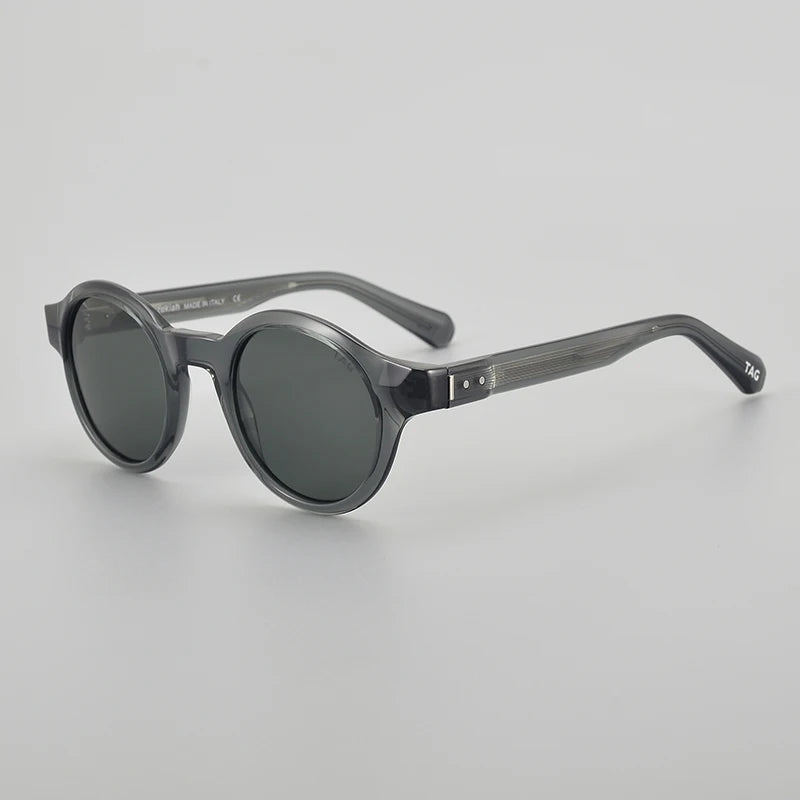 TAG Hezekiah T8766 Polarized Photochromic Round Sunglasses