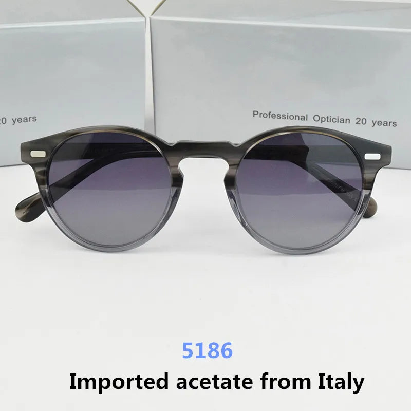 TAG Hezekiah 5186 Polarized Photochromic Round Sunglasses