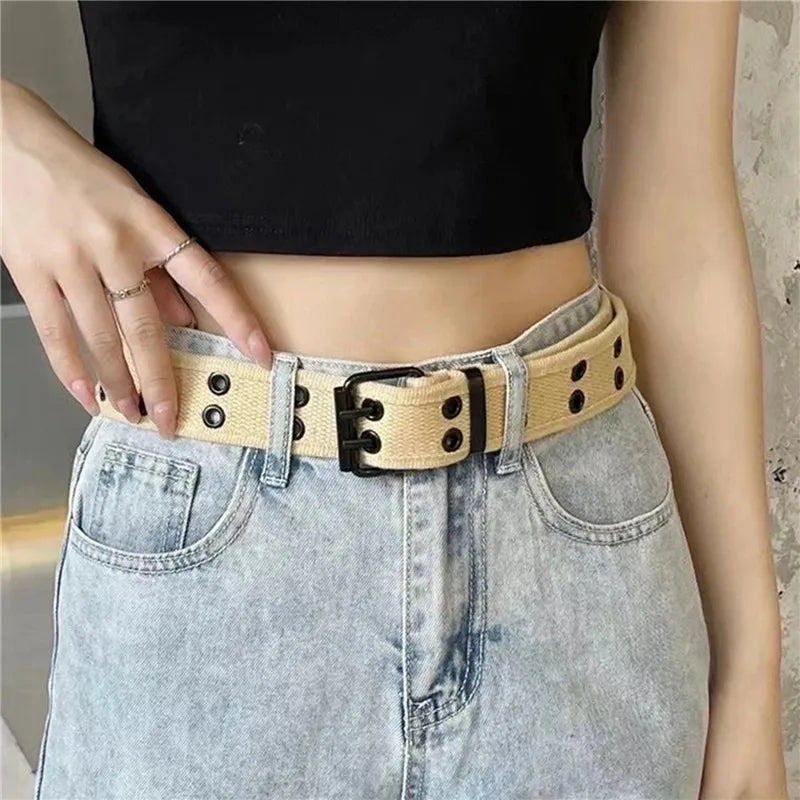 High Quality Canvas Tactical Belt For Men Metal Buckle Luxury Webbing Waistband Outdoor Sport Male Training Belts