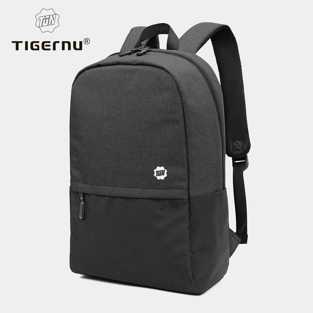 Tigernu Lightweight School Backpack – 18L, Waterproof PVC, Anti-Theft, 15.6" Laptop