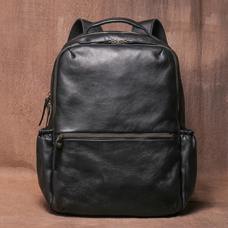 GURO Large Genuine Leather Laptop Backpack