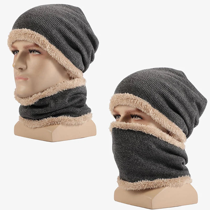 Knit Beanie & Scarf Set – Warm Winter Accessory Set | Unisex