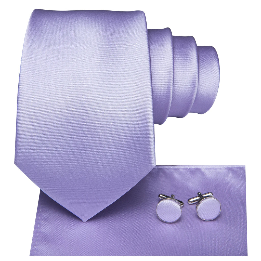 Hi-Tie Men's Necktie, Pocket Square & Cufflinks Set — Formal & Wedding