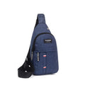 Men's Oxford Chest & Crossbody Bag – Casual Waterproof Shoulder Bag