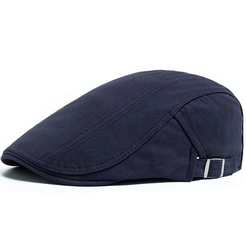 Classic Cotton Beret — Unisex Newsboy Cap