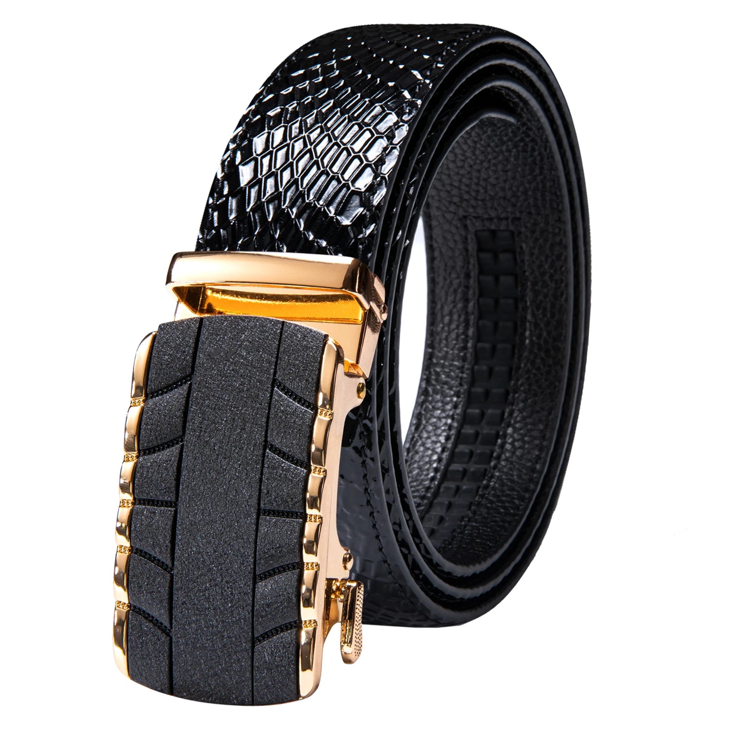 Men's Genuine Leather Ratchet Belt – Multi-Colour Collection