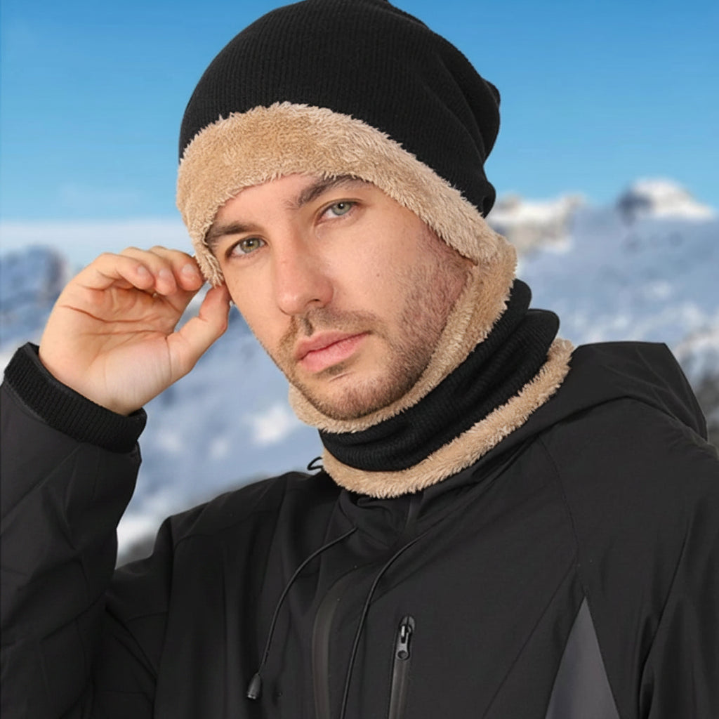 Knit Beanie & Scarf Set – Warm Winter Accessory Set | Unisex