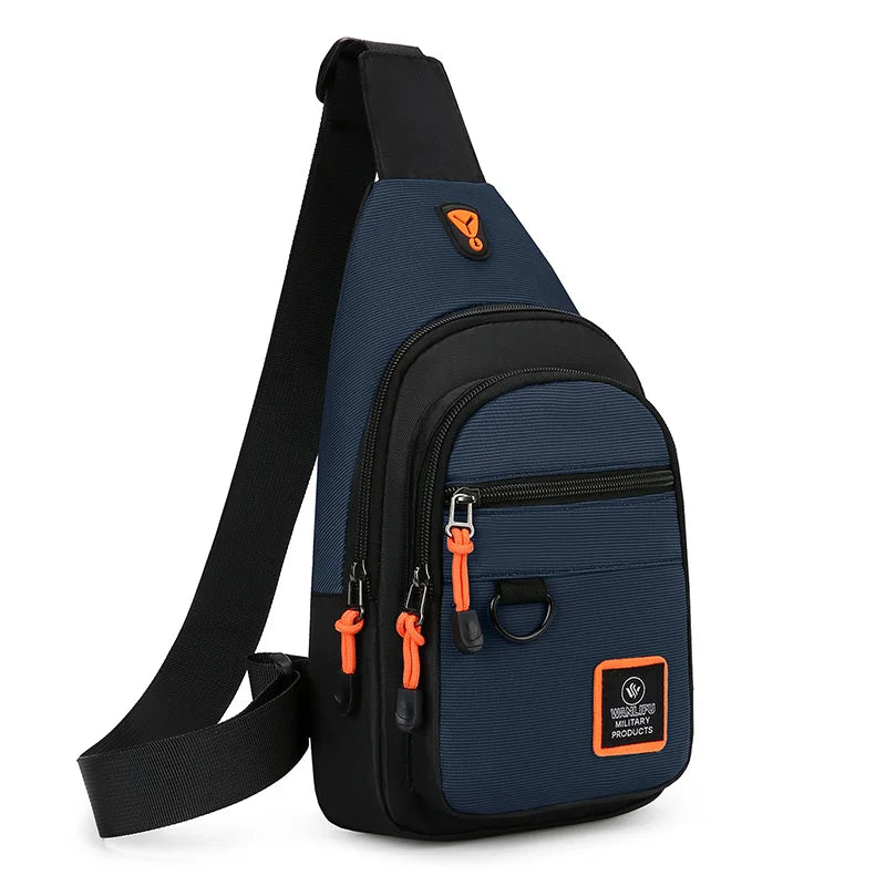 Men's Waterproof Oxford Crossbody Bag – Outdoor Hiking & Cycling Shoulder Bag