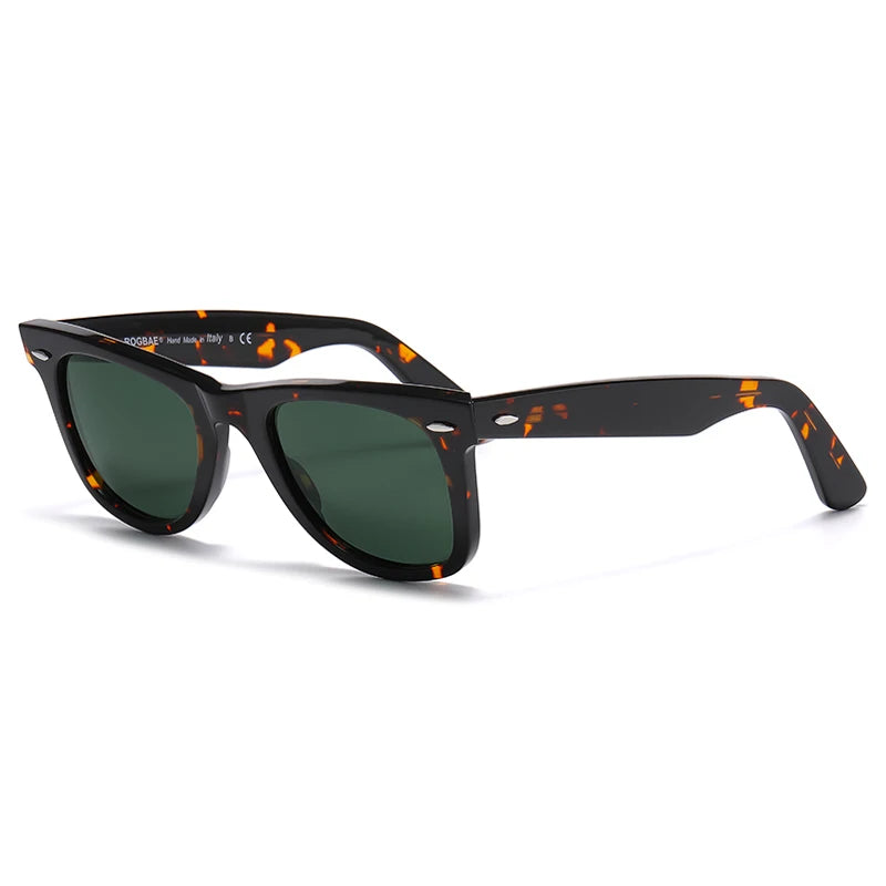 ROGBAE 214S Oval Acetate Sunglasses — Glass Lens