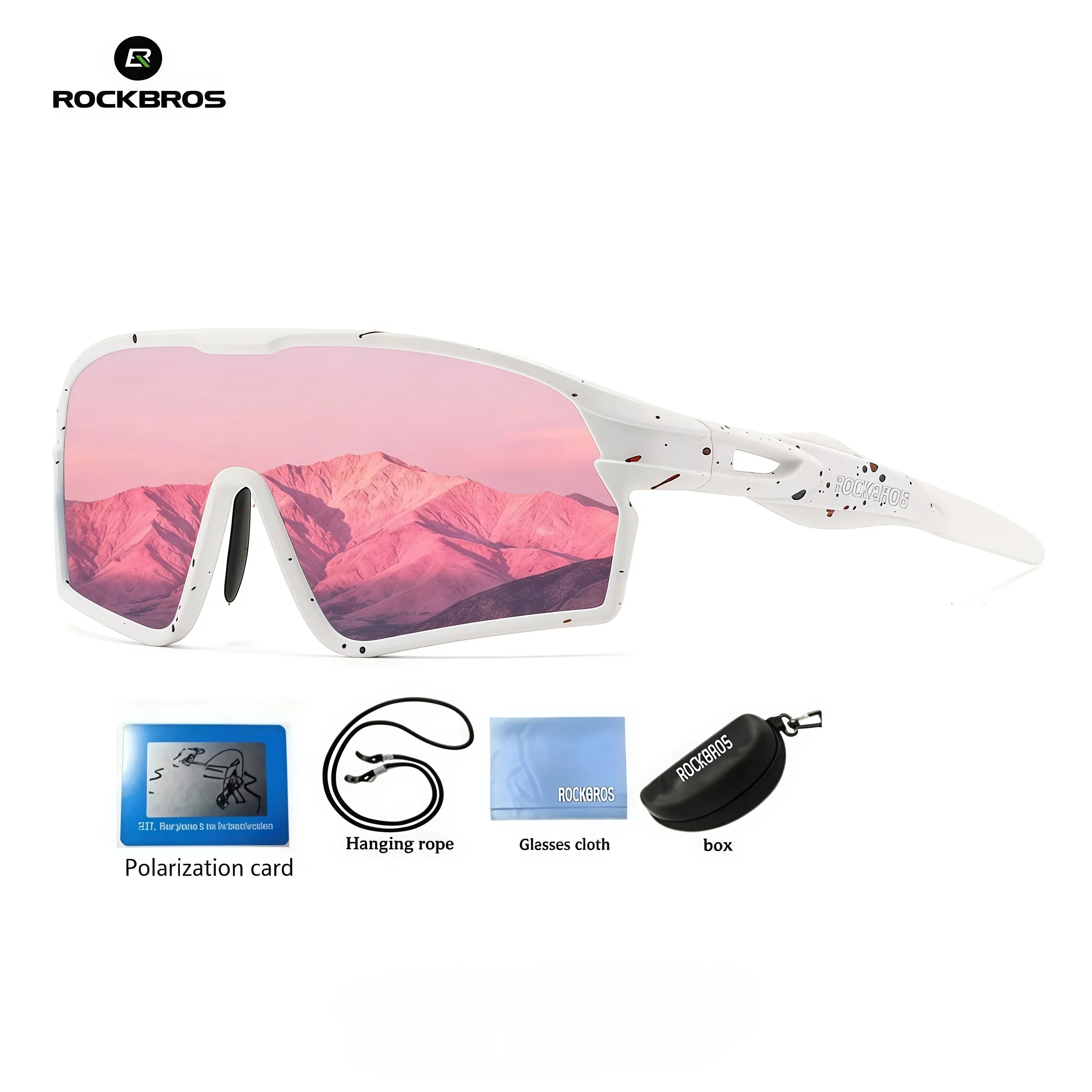 ROCKBROS  Fashion Street Sunglasses for Men Sport Y2K Cycling Glasses MTB Bike Bicycle Camping Golf UV400 Glasses Women Baseball