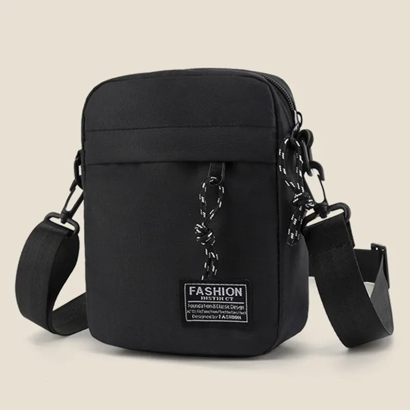 Oxford Baguette Crossbody Bag – Compact Unisex Satchel & Shoulder Bag