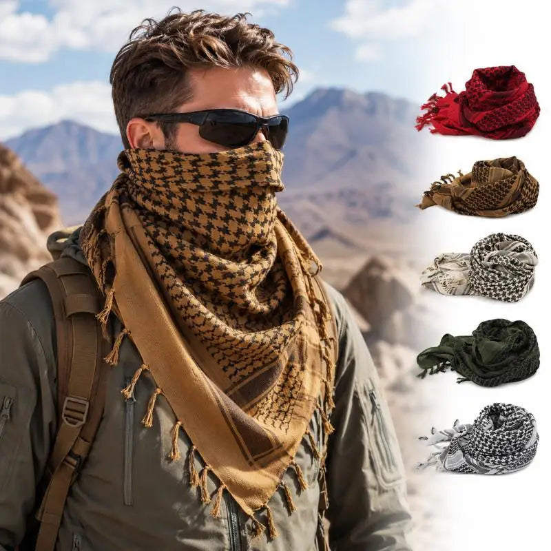 Military Arab Scarf – Lightweight Windproof Wrap for Hiking & Outdoor | Unisex