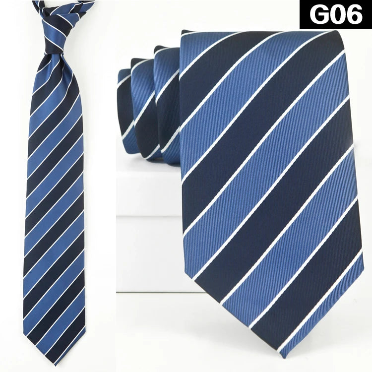 Men's 100% Silk Jacquard Necktie – Paisley, Abstract & Geometric Patterns