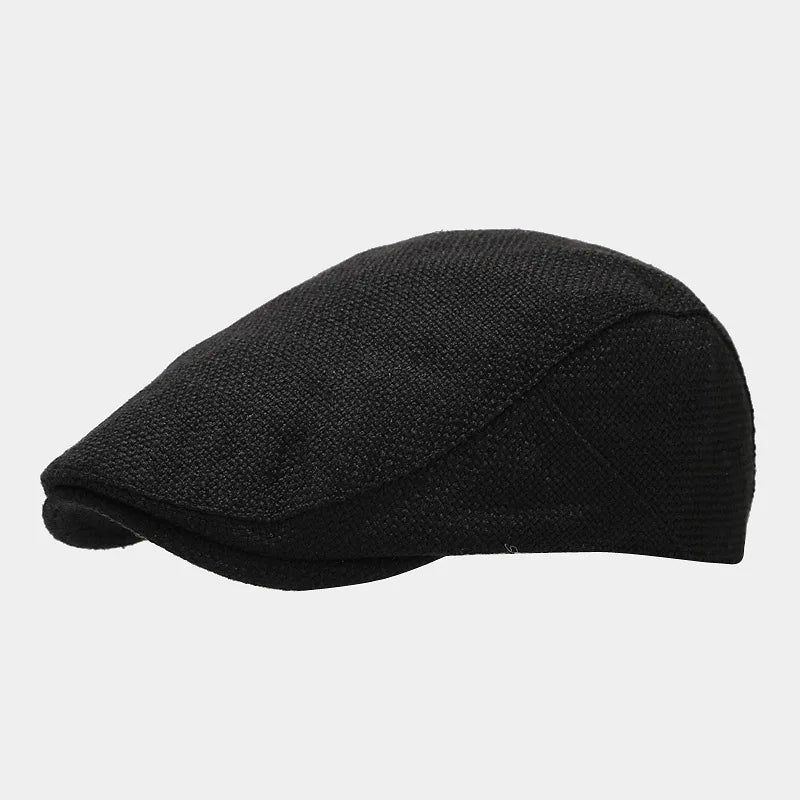 Unisex Vintage Beret – Japanese Painter Flat Cap with Short Brim