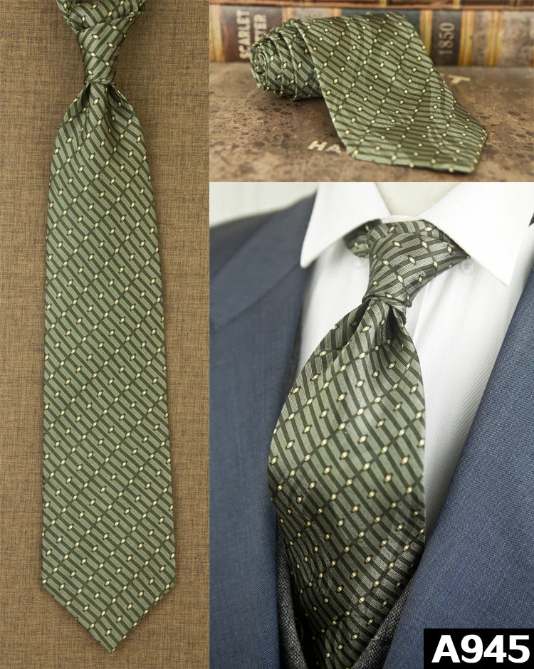 100% Silk Men's Printed Necktie – Vintage & Novelty Collection