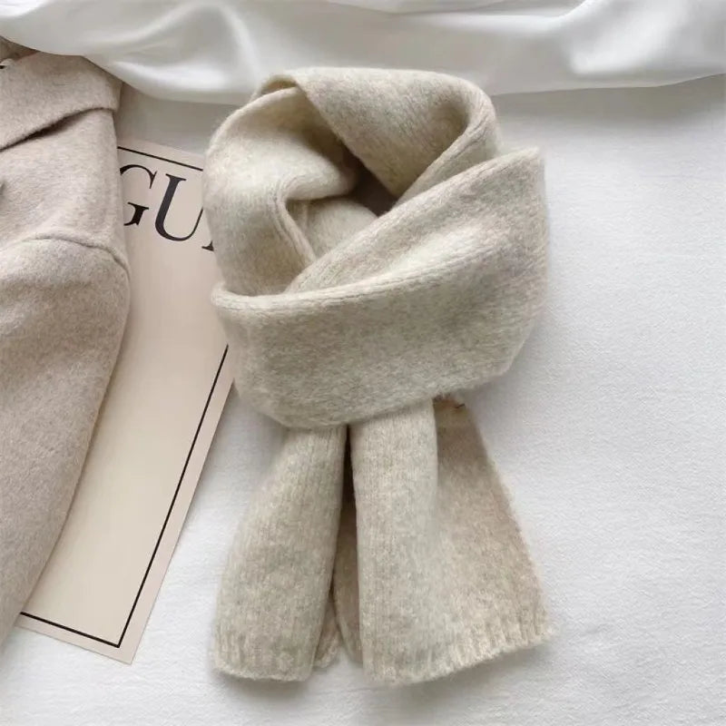 Sheep Wool Knit Scarf