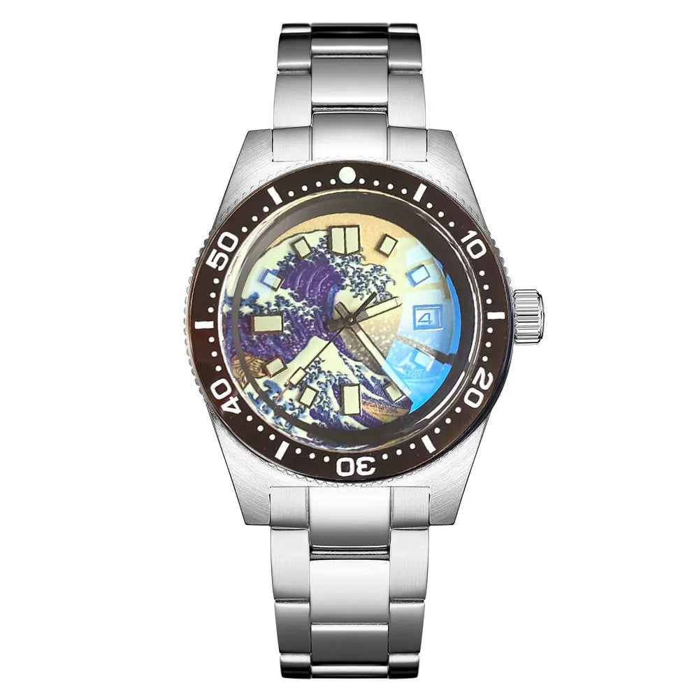 Tandorio 41mm 62MAS Dive Watch – Seiko NH35A, Ceramic Bezel, AR Sapphire, 300m Water Resistant