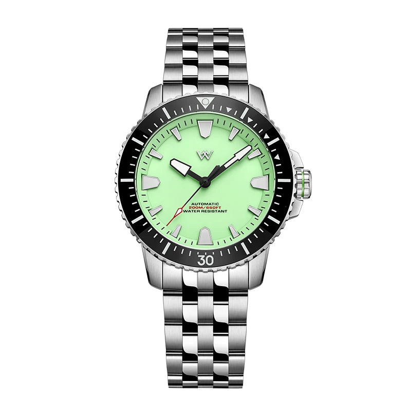 Welly Merck WM211 Automatic Dive Watch – Seiko NH35, AR Sapphire Crystal, 200m Water Resistant