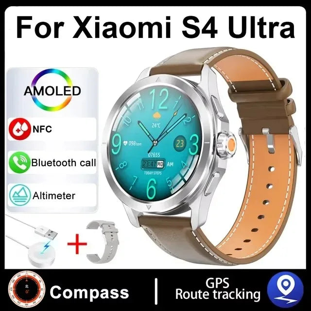 Hiwego S4 Ultra Smartwatch | 1.53" AMOLED, NFC, GPS, Compass & IP68