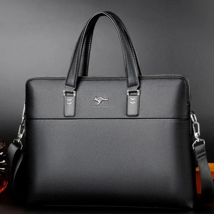 Large Capacity Waterproof Business Man's Briefcase Horizontal Style Computer Bag Handbag for Commercial Use in China