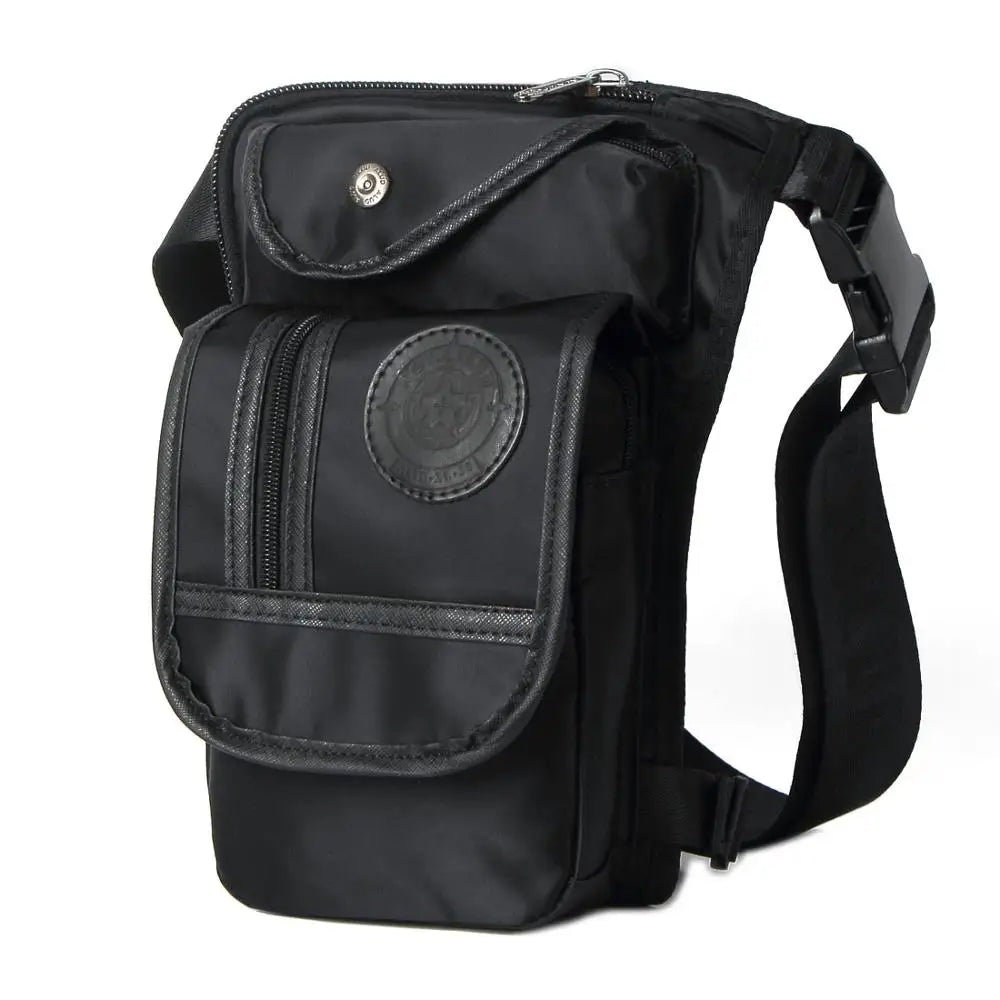 Men's Drop Leg Bag – Tactical Fanny Pack & Motorcycle Rider Waist Pack