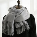 Men's Soft Winter Scarf | Warm Tassel Wrap & Shawl