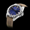 BODERRY Men Automatic Watch 41.5mm Military Watch Mechanical Wristwatch Titanium 50m Waterproof Sapphire Mirror C3 Luminous