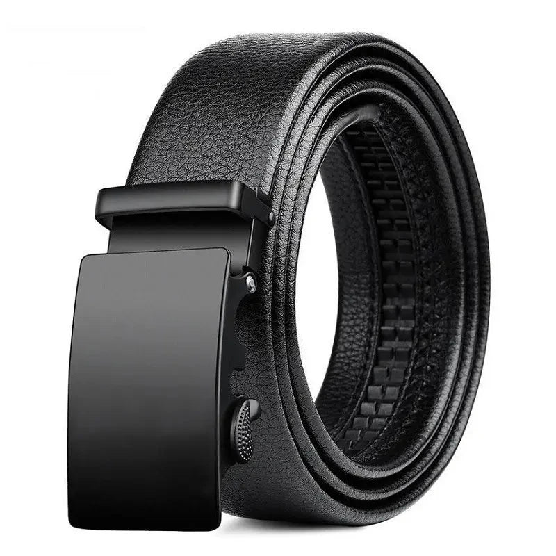 DOOPAI Automatic Buckle Dress Belt | PU Leather | Formal & Business | 105–125cm