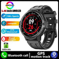 Hiwego GPS Outdoor Smartwatch | 1.46" AMOLED, Barometric Altimeter, Compass & 5ATM