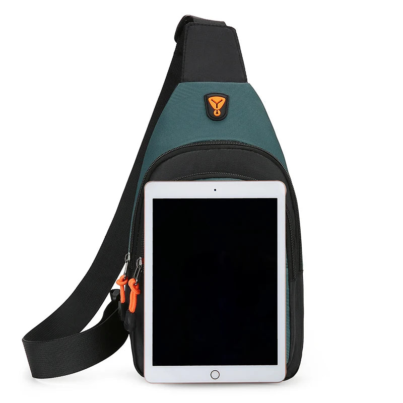 Men's Waterproof Oxford Crossbody Bag – Outdoor Hiking & Cycling Shoulder Bag