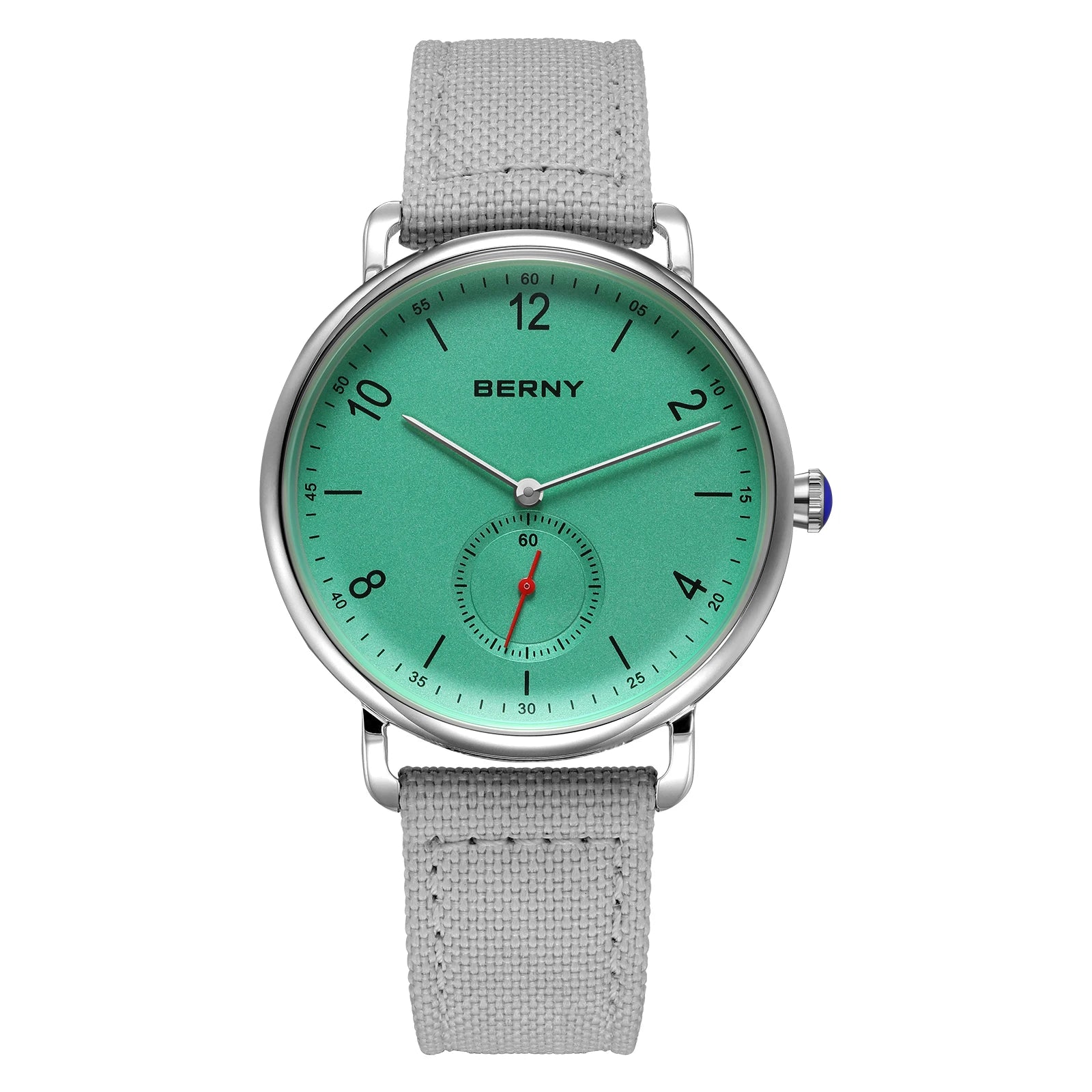 BERNY 2929CS Smart Casual Quartz Watch | Miyota 1L45 | 5ATM | Quick-Release Canvas Strap