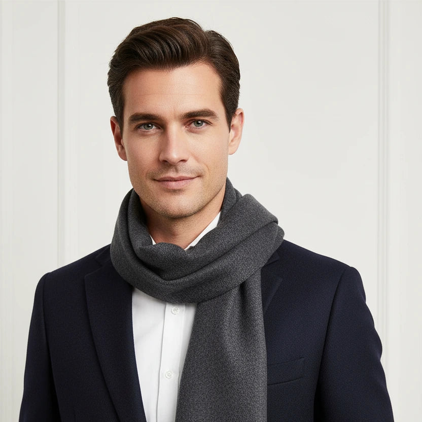 Men's Solid Colour Winter Scarf