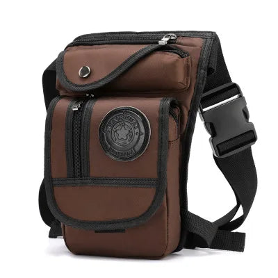 Men's Drop Leg Bag – Tactical Fanny Pack & Motorcycle Rider Waist Pack