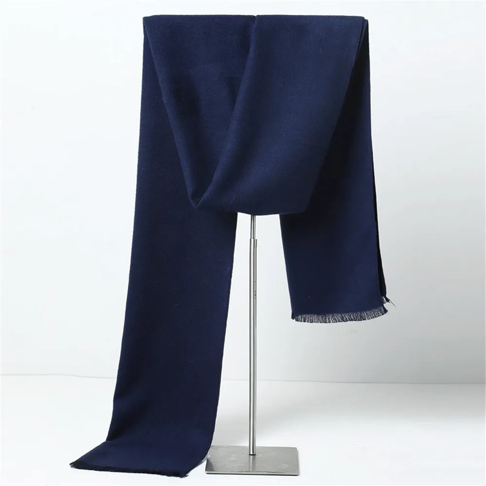 Men's Cashmere Blend Solid Scarf