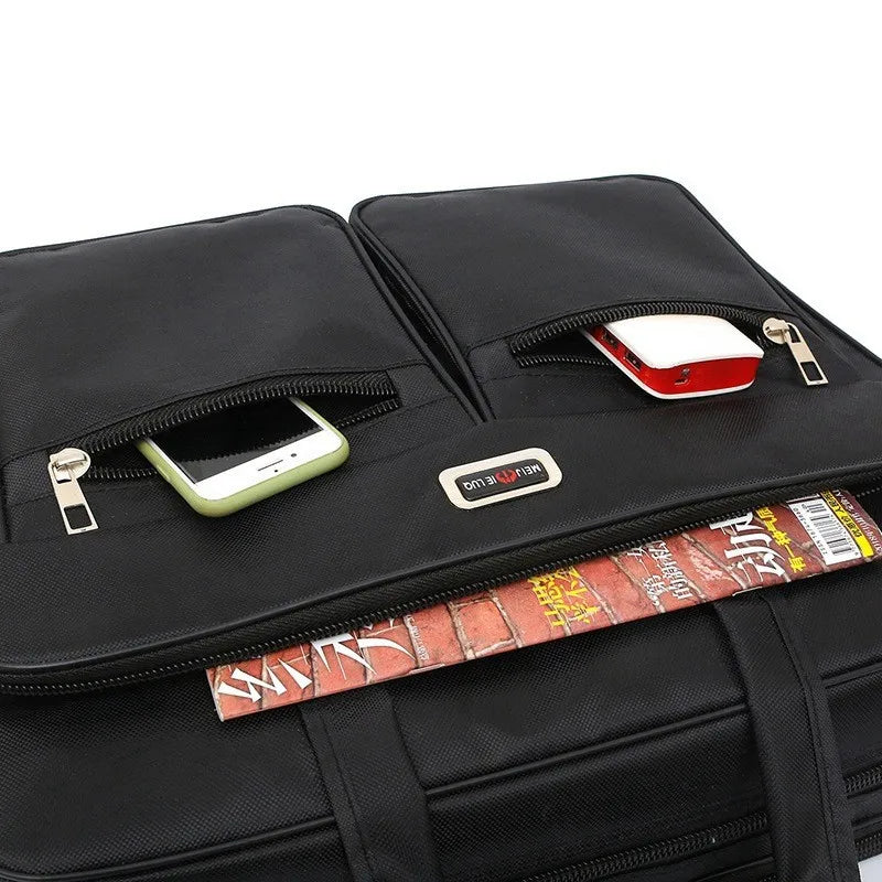High-Quality Large Capacity Business Bag Oxford Cloth Handheld Travel Laptop Bag Waterproof Wear-Resistant for Business Trip