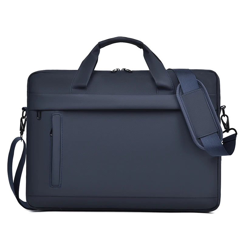 Men's Minimalist Briefcase | 14" Laptop Bag, Shoulder & Messenger Carry