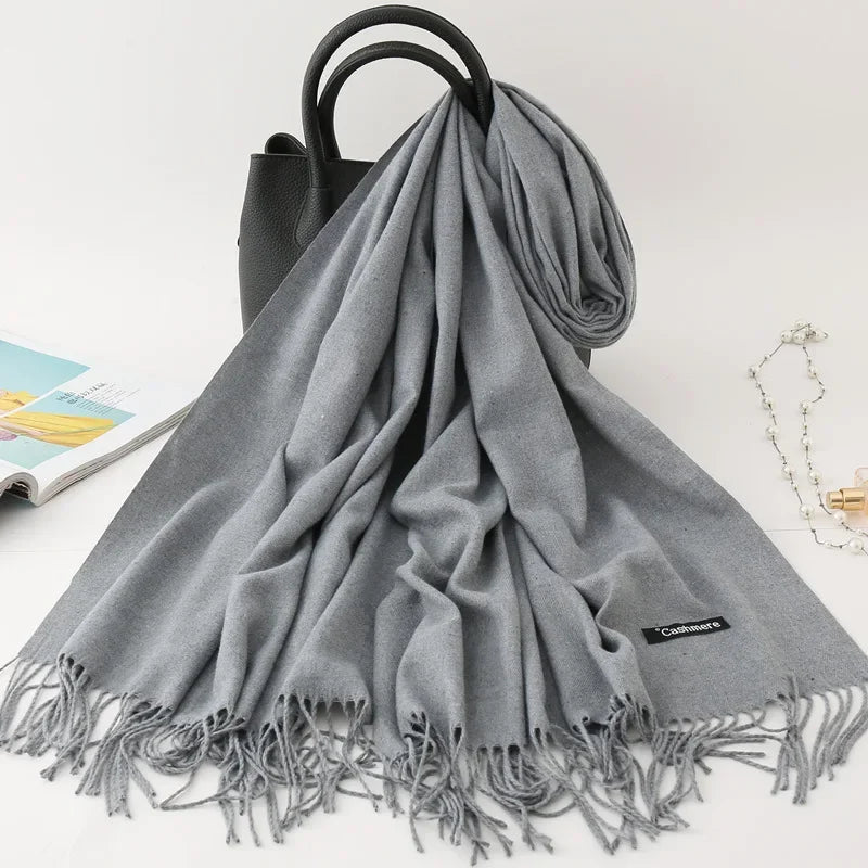 Men's Cashmere Blend Solid Scarf