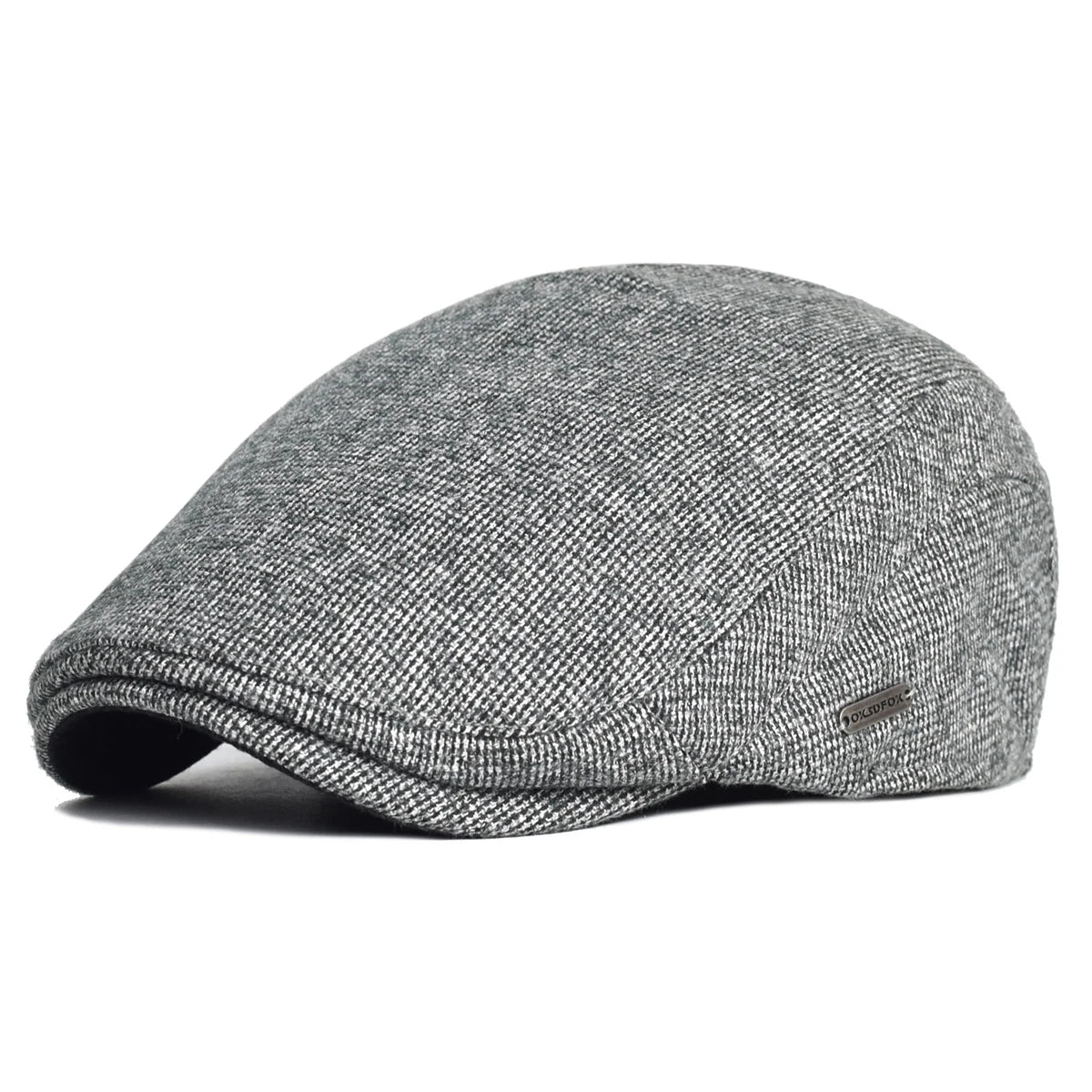 Thick Warm Newsboy Flat Cap – Soft Retro Driver Hat for Autumn & Winter