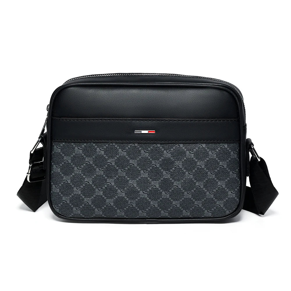 Men's PU Leather Crossbody & Messenger Bag – Casual Sling & Shoulder Bag