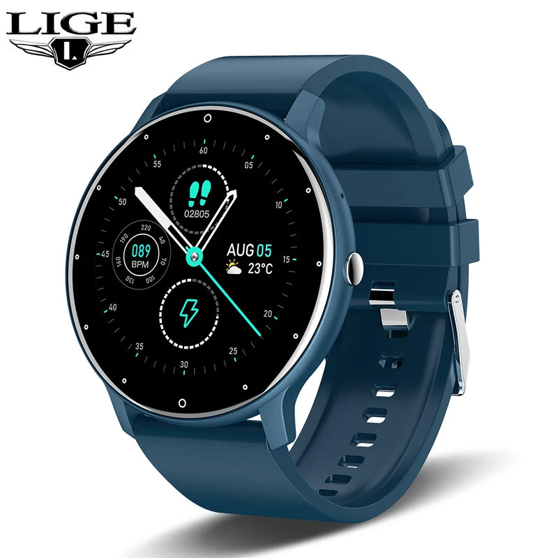 LIGE 0223 Round Smartwatch | Bluetooth Calling, Heart Rate & Fitness Tracker